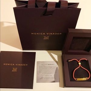 Gold Vermeil Havana Friendship Bracelet - Peach